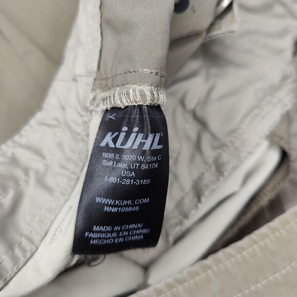 Kuhl Revolvr Pants Men 36x27 Brown Straight Stretch Outdoor Hiking Gorpcore Fish - Picture 7 of 9